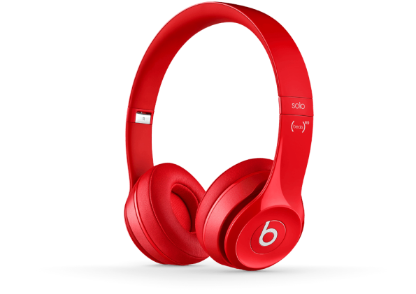 Beats Solo2 Headphone – Merah 1