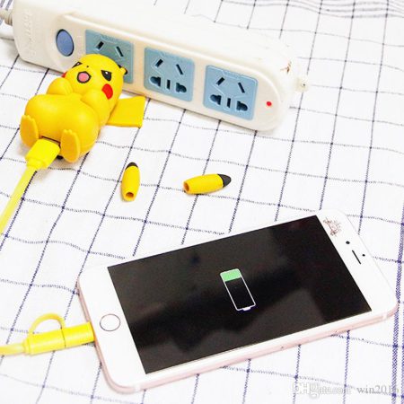 Pikachu Portable USB phone charger with 1m usb charge cable 3