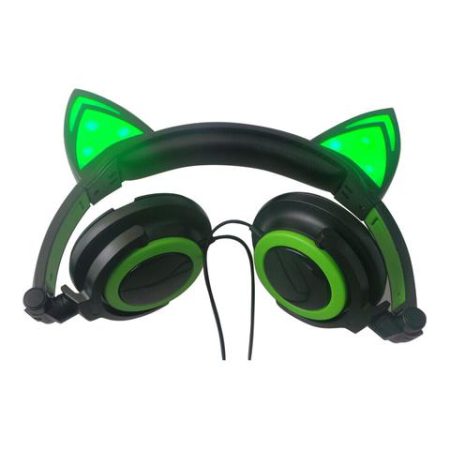 Cat Ear Headphones Green