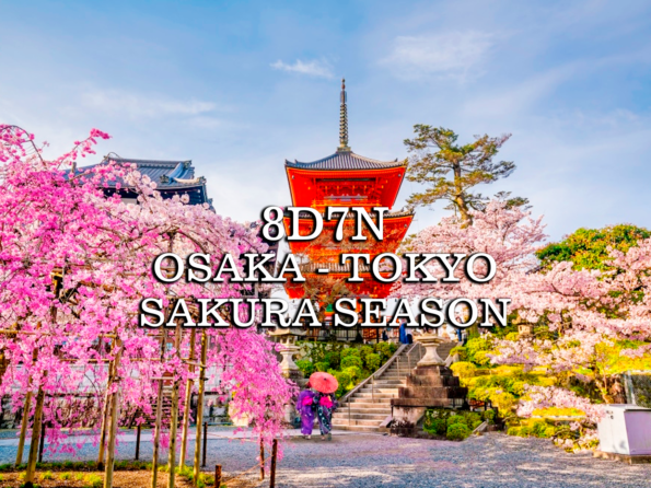 8D/7N Japan Osaka Tokyo “Sakura Season”