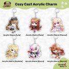 Cozy Cazt Acrylic Charm